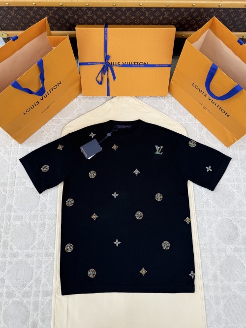 [A알] 루이비통 티셔츠 LV 플라워 모티프 크루넥