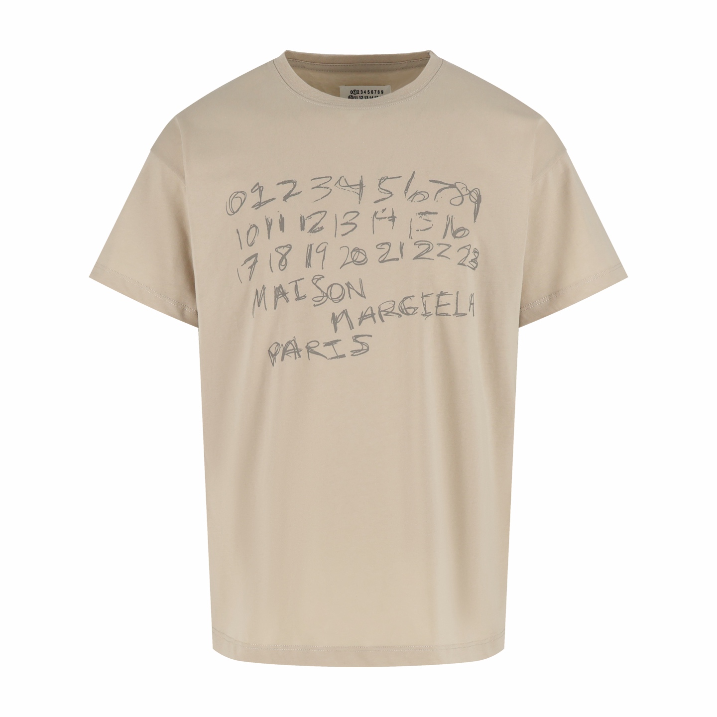 [Y] 메종 마르지엘라 티셔츠 넘버스 모티프 2Color