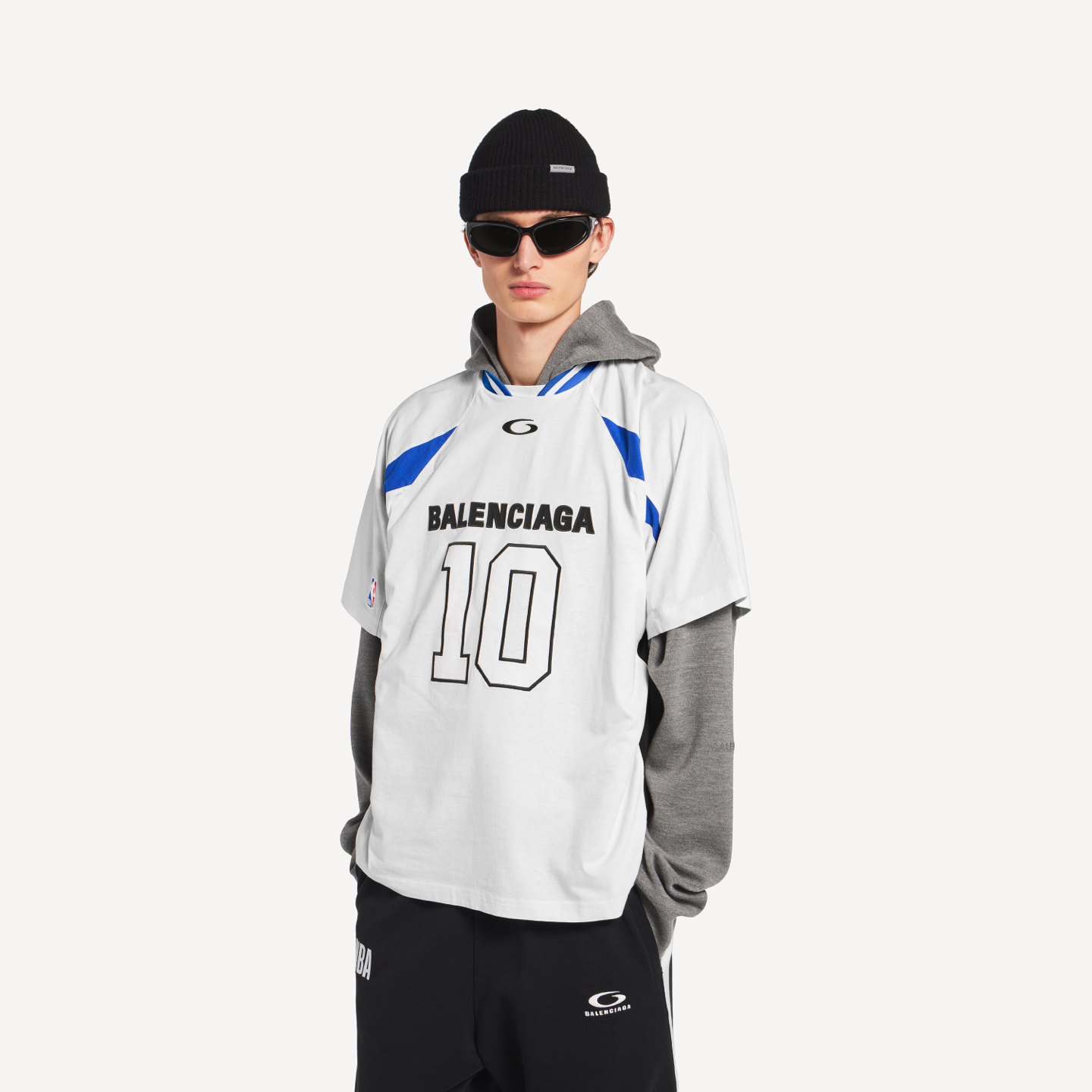 [GTR] 발렌시아가 x NBA 콜라보레이션 티셔츠 오버사이즈 3Color