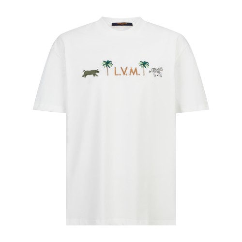 [Y] 루이비통 x 다즐링 티셔츠 L.V.M 리미티드 엠브로이더드