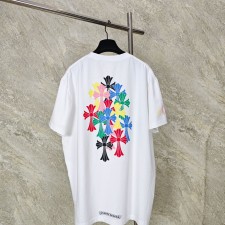 [GTR] 크롬하츠 티셔츠 멀티 컬러 크로스 세메터리 2Color