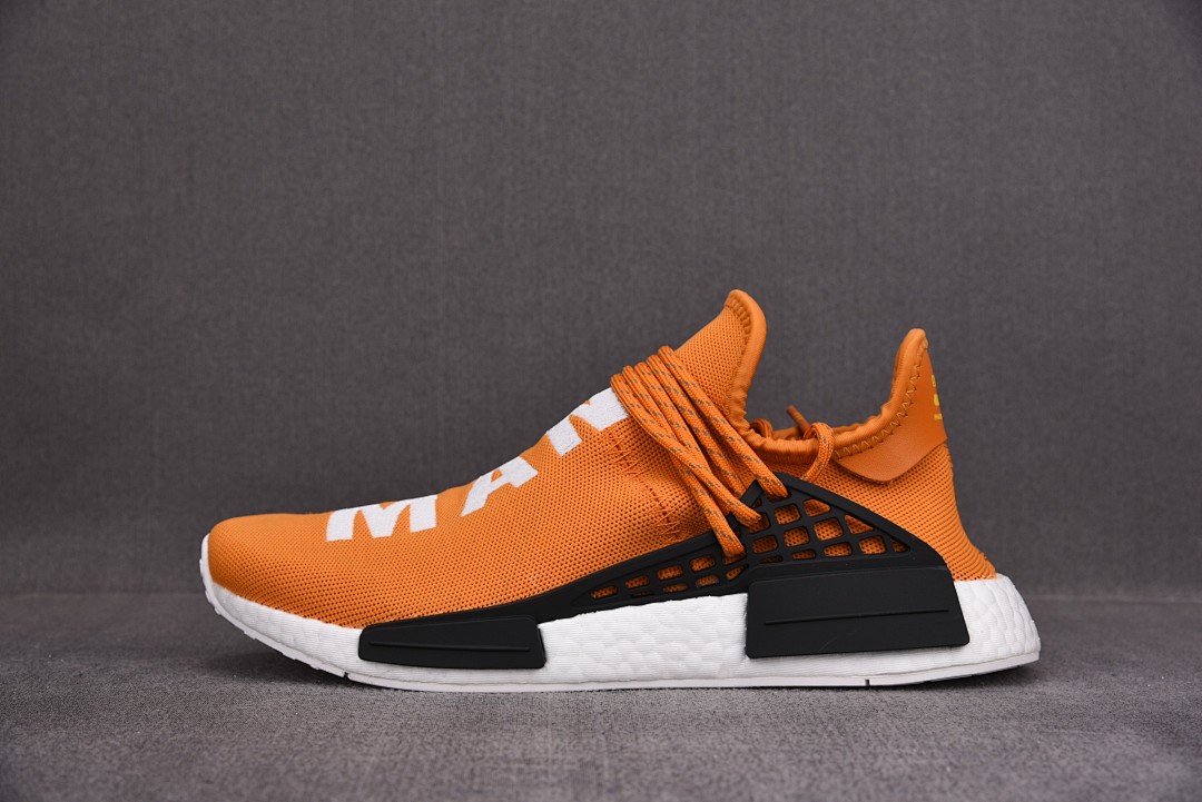 [OWF공장 남여공용] 아디다스 x 퍼렐 윌리엄스 Hu NMD 휴먼 탠저린 BB3070