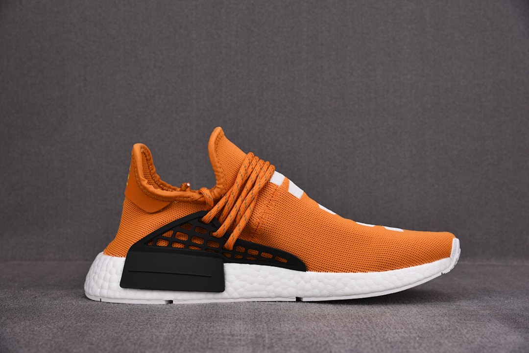 [OWF공장 남여공용] 아디다스 x 퍼렐 윌리엄스 Hu NMD 휴먼 탠저린 BB3070