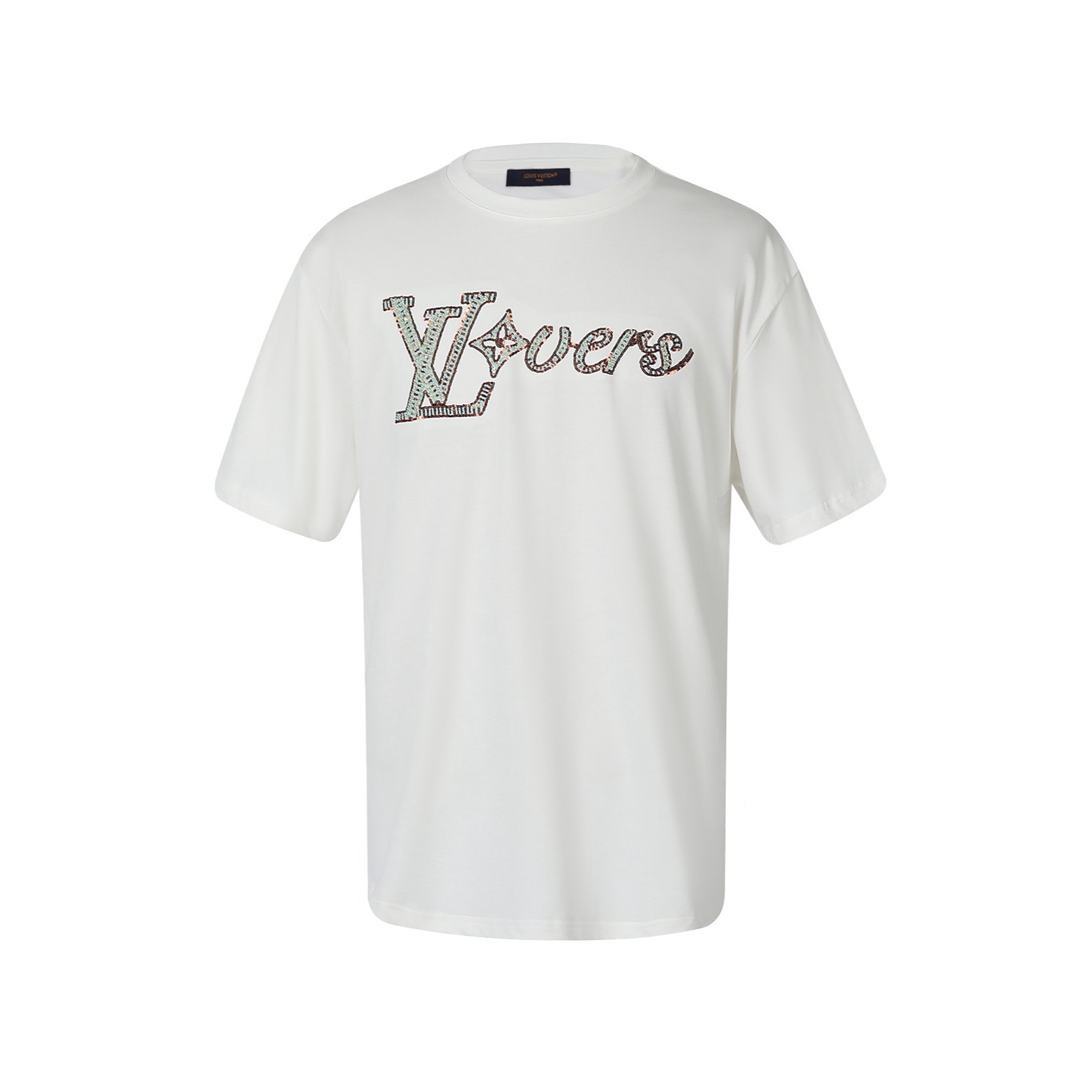 [Y] 루이비통 티셔츠 LV Vers 시그니처 비즈 2Color