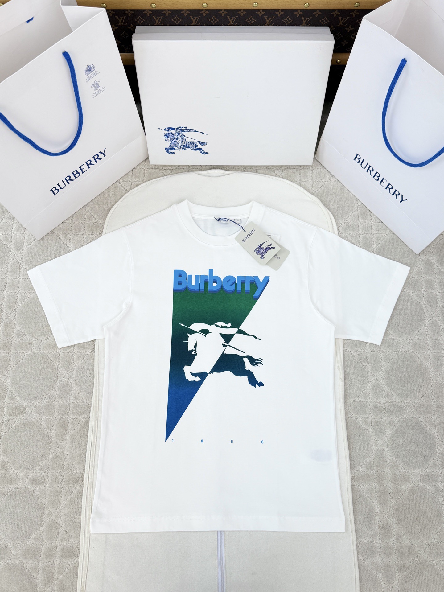 [A알] 버버리 티셔츠 EKD 로고 프린트 2Color