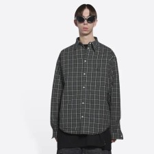 [계단] 발렌시아가 셔츠 자켓 체크 패턴