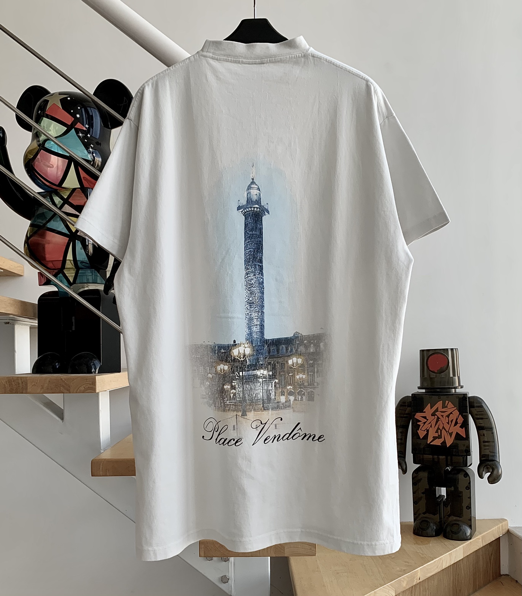 [계단] 발렌시아가 티셔츠 보그 오버사이즈 핏 2Color