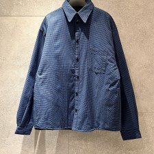 [계단] 발렌시아가 패딩 셔츠 자켓 체크 빈티지 2Color