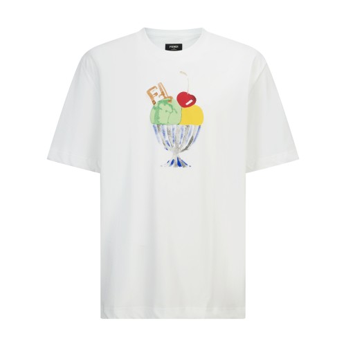 [Y] 펜디 티셔츠 아이스크림 프린트 크루넥