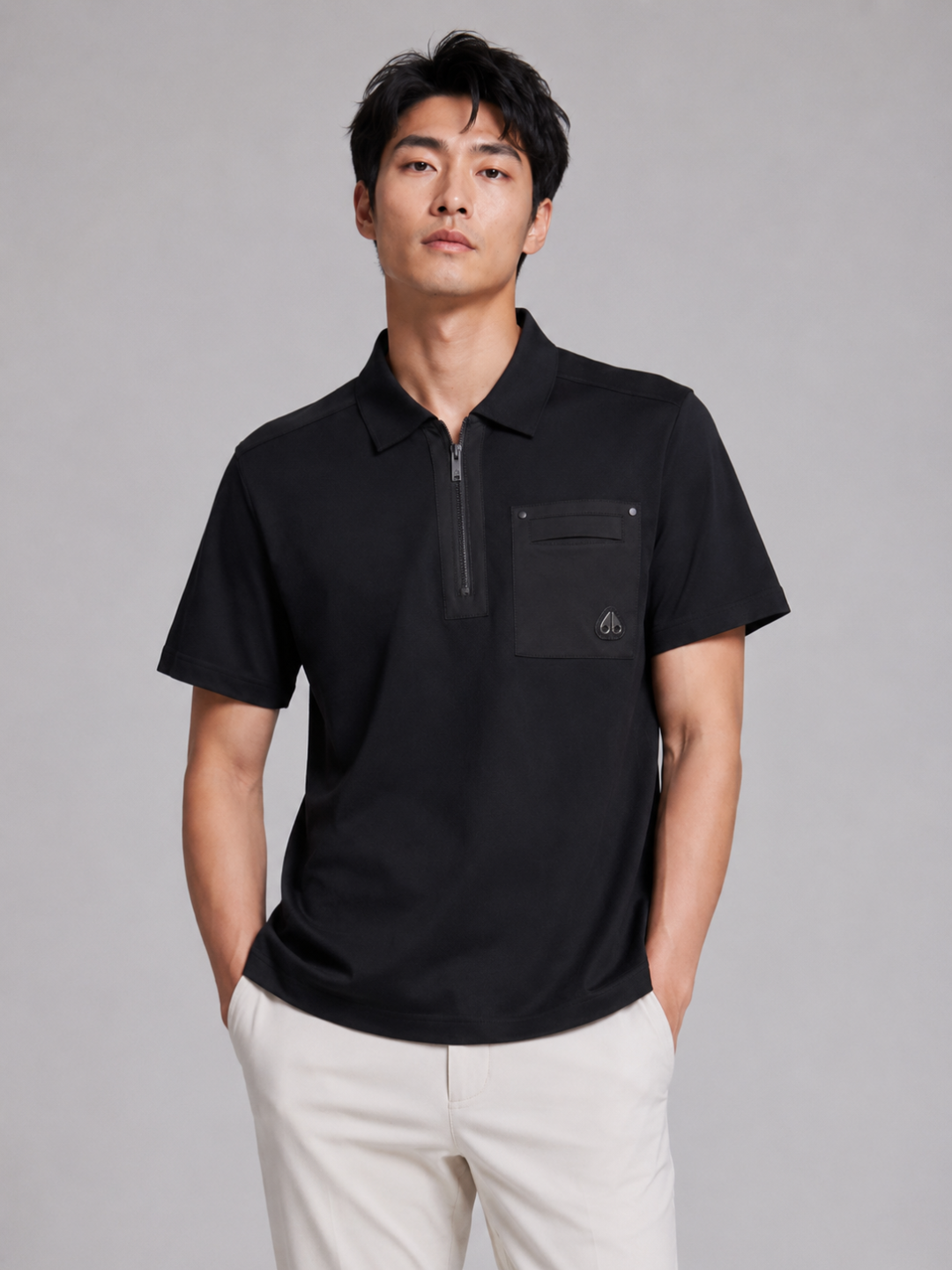 [GTR] 무스너클 폴로 티셔츠 포켓 로고 패치 2Color