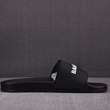 [CY공장 남여공용] 발렌시아가 풀 슬라이드 샌들 블랙