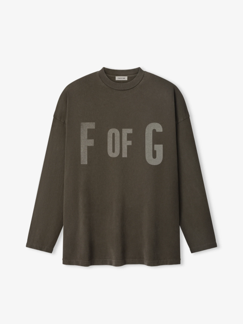 [세나] 피어오브갓 롱 슬리브 FG 26 빈티지 로고 프린트