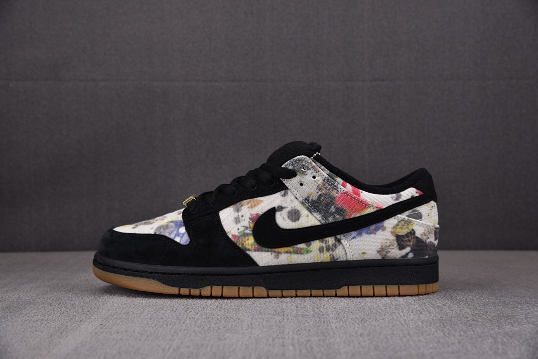 [M공장 남여공용] 나이키SB x 슈프림 덩크 로우 QS 라멜지 블랙 FD8778-001
