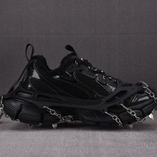 [순원 남여공용] 발렌시아가 3XL 스키 스니커즈 블랙