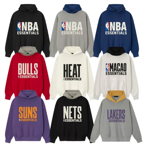 [세나] 피어오브갓 에센셜 x NBA 후드 9Color