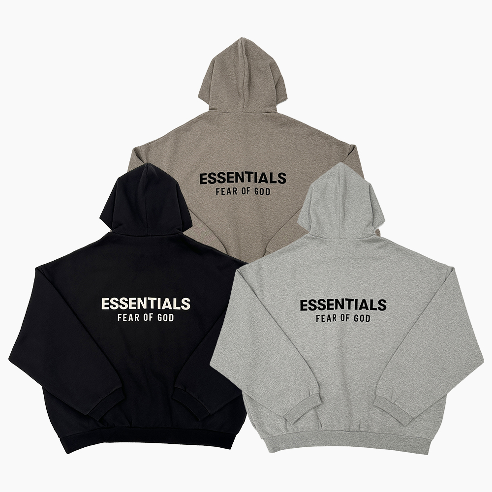 [세나] 피어오브갓 에센셜 후드 로고 플리스 3Color