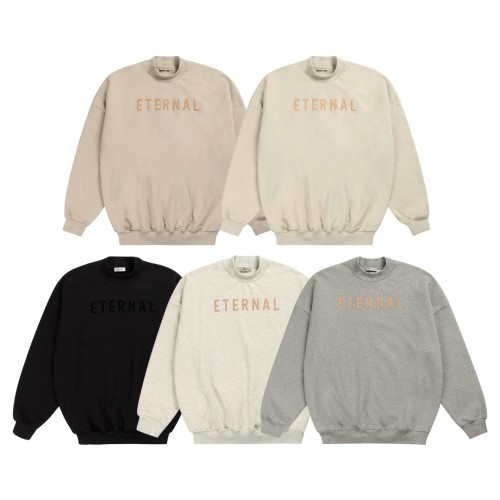 [세나] 피어오브갓 이터널 스웻셔츠 로고 플로킹 5Color