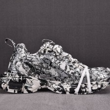 [I8공장 남여공용] 발렌시아가 3XL 익스트림 스니커즈 그래피티 화이트 블랙