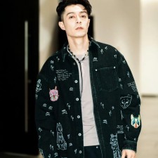 [Y] 로에베 x 루이스 웨인 데님 오버셔츠와 팬츠 세트 캣 퓨추리스트 (개별 구매 가능)