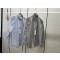 [탑아] 아미 셔츠 스트라이프 스몰 하트 로고 2Color (통합 업로드, 스카이 블루, 그레이)