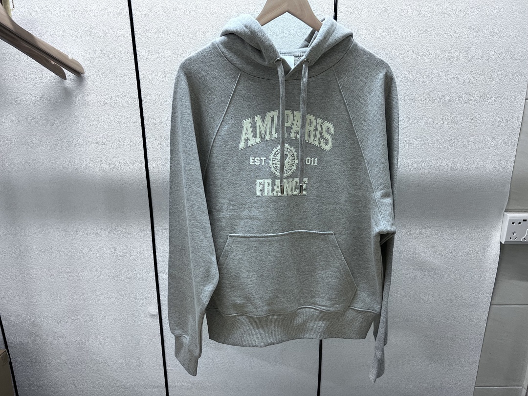 [탑아] 아미 후드 파리 프랑스 엠블럼 2Color